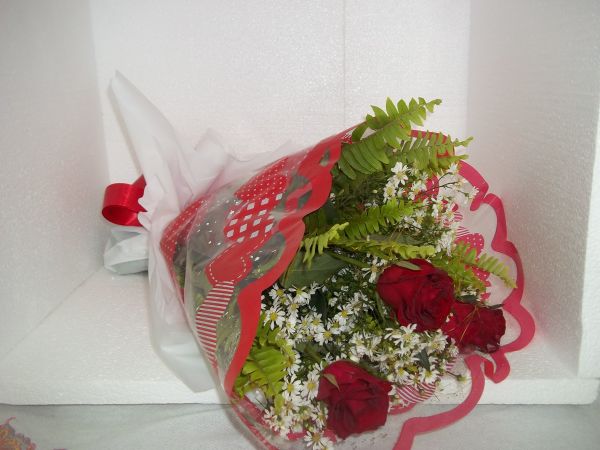 Buque de Rosas Naturais